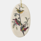 Audubon Painted Bunting Bird Wildlife Keramikornament (Rechts)