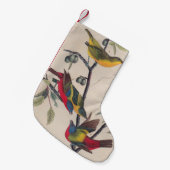 Audubon Painted Bunting Bird Wildlife Kleiner Weihnachtsstrumpf (Vorderansicht (hängend))