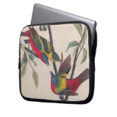 Audubon Painted Bunting Bird Wildlife Laptopschutzhülle (Vorderseite Links)