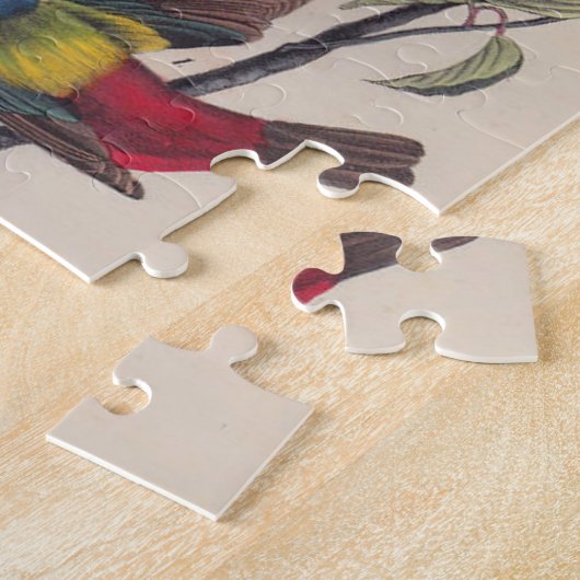 Audubon Painted Bunting Bird Wildlife Puzzle (Seite)