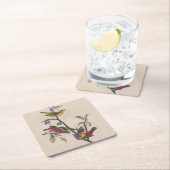 Audubon Painted Bunting Bird Wildlife Rechteckiger Pappuntersetzer (Vor Ort)