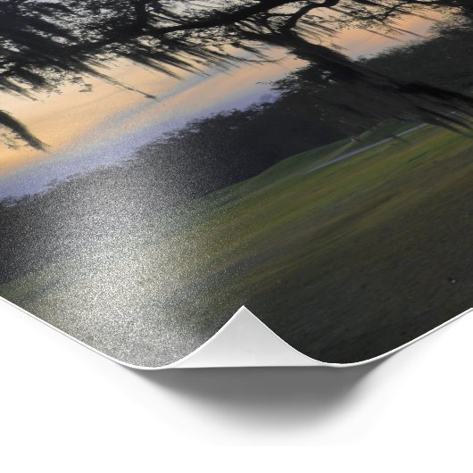 Audubon Park Sunset Fotodruck (Ecke)