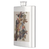 Audubon Pileated Woodpecker Bird Malerei Flachmann (Links)