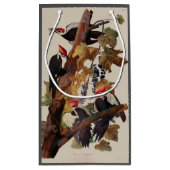 Audubon Pileated Woodpecker Bird Malerei Kleine Geschenktüte (Rückseite)