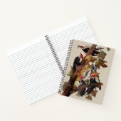 Audubon Pileated Woodpecker Bird Malerei Notizblock (Innenseite)