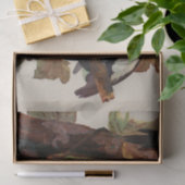 Audubon Pileated Woodpecker Bird Malerei Seidenpapier (Geschenk)