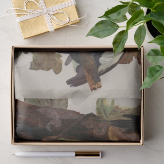 Audubon Pileated Woodpecker Bird Malerei Seidenpapier (Geschenk)