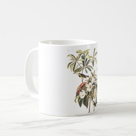 Audubon Platte 185 Bachmans Trällerer Kaffeetasse (Vorderseite Links)