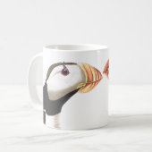 Audubon Puffin-Vogel-Tier-Tier-Tasse Kaffeetasse (Vorderseite Links)