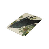 Audubon Raven Bird Classic Artwork Badematte (Schrägansicht)