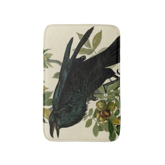 Audubon Raven Bird Classic Artwork Badematte (Vorderseite Vertikal)