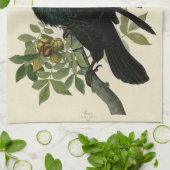 Audubon Raven Bird Classic Artwork Geschirrtuch (Gefaltet)