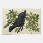 Audubon Raven Bird Classic Artwork Geschirrtuch (Horizontal)