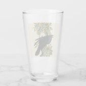Audubon Raven Bird Classic Artwork Glas (Rückseite)