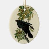 Audubon Raven Bird Classic Artwork Keramik Ornament (Rechts)