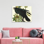 Audubon Raven Bird Classic Artwork Leinwanddruck (Insitu (Wohnzimmer))