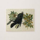 Audubon Raven Bird Classic Artwork Puzzle (Horizontal)