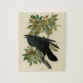 Audubon Raven Bird Classic Artwork Puzzle (Vertikal)