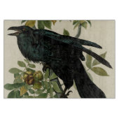 Audubon Raven Bird Classic Artwork Schneidebrett (Vorderseite)