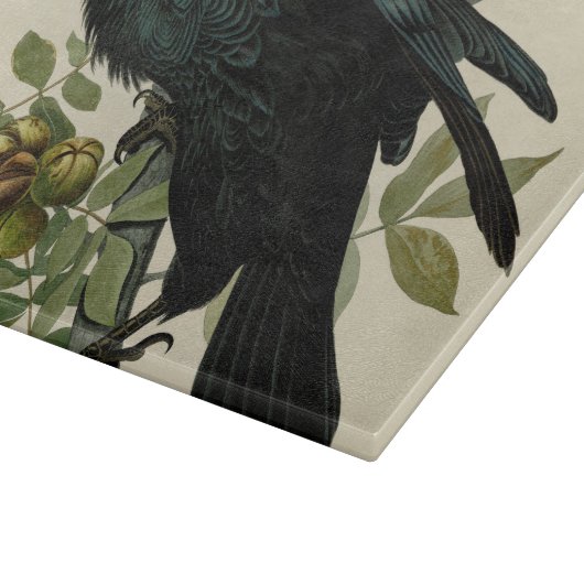 Audubon Raven Bird Classic Artwork Schneidebrett (Ecke)