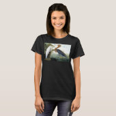 Audubon: Reddish Egret oder Lila Heron T-Shirt (Vorne ganz)