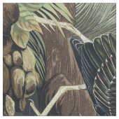Audubon Reiher-Drossel-Vogel-Tier-Gewebe Stoff (Nahaufnahme)