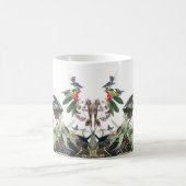 Audubon Reiher-Vogel-Collagen-Tier-Tier-Tasse Kaffeetasse (Mittel)