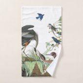 Audubon Reiher-Vogel-Tier-Bad-Tuch-Set Badhandtuch Set (Handtuch)