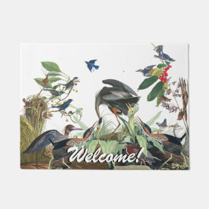 Audubon Reiherloon-Drossel-Vogel-willkommene Fußmatte