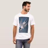 Audubon: Rosa Seeschwalbe T-Shirt (Vorne ganz)