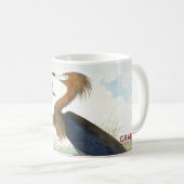 Audubon: Rötlicher Reiher oder lila Reiher Kaffeetasse (VorderseiteRechts)