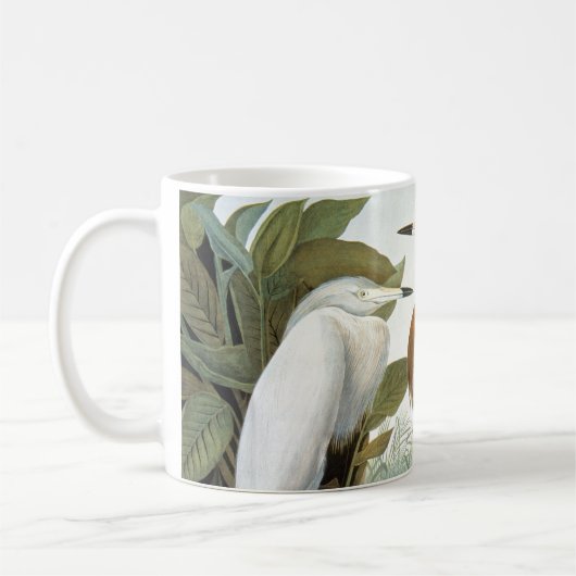 Audubon: Rötlicher Reiher oder lila Reiher Kaffeetasse (Links)