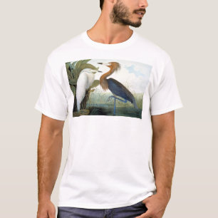 Audubon: Rötlicher Reiher oder lila Reiher T-Shirt