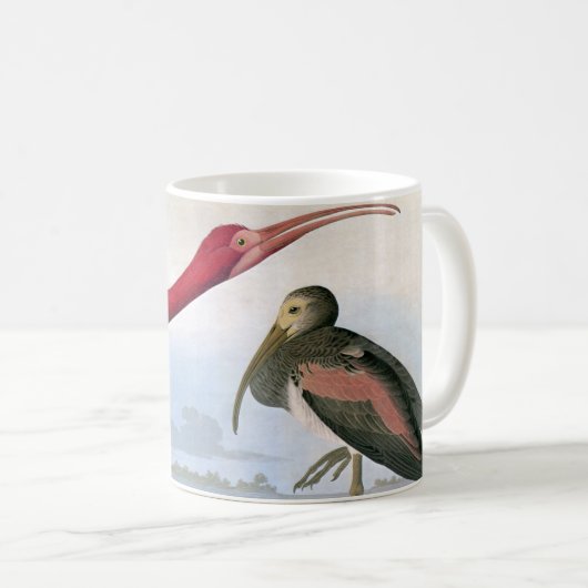 Audubon: Scharlachrot IBIS Kaffeetasse (VorderseiteRechts)