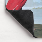 Audubon Scharlachrot IBIS Mausunterlage- Mousepad (Ecke)