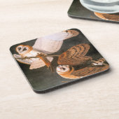 Audubon: Schleiereule Untersetzer (Linke Seite)