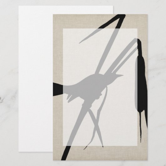 Audubon Silhouette II Briefpapier (Vorne/Hinten)