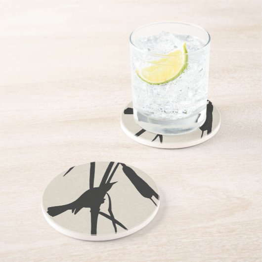 Audubon Silhouette II Getränkeuntersetzer (Seite)