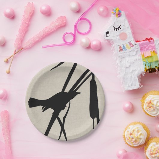 Audubon Silhouette II Pappteller (Party)