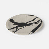 Audubon Silhouette II Pappteller (Schrägansicht)