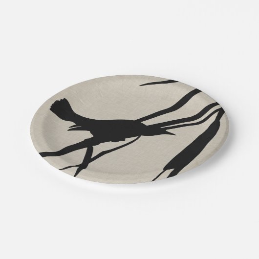 Audubon Silhouette II Pappteller (Schrägansicht)