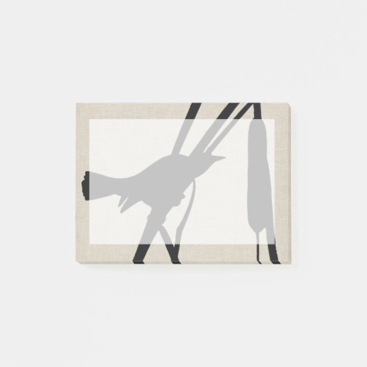 Audubon Silhouette II Post-it Klebezettel (Vorderseite)