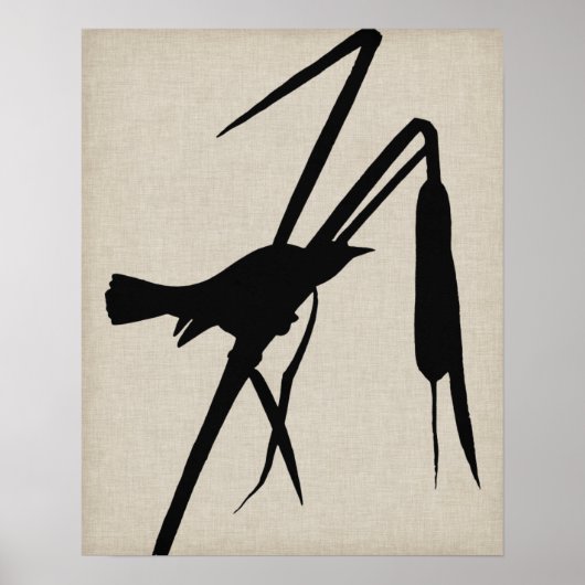 Audubon Silhouette II Poster (Vorne)