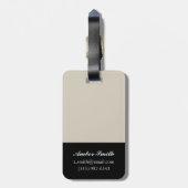 Audubon Silhouette IV Gepäckanhänger (Rückseite vertikal)