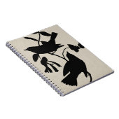 Audubon Silhouette IV Notizblock (Rechte Seite)