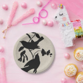 Audubon Silhouette IV Pappteller (Party)