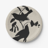 Audubon Silhouette IV Pappteller (Vorderseite)