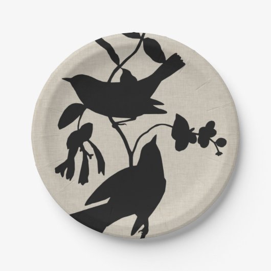 Audubon Silhouette IV Pappteller (Vorderseite)