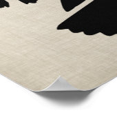 Audubon Silhouette IV Poster (Ecke)