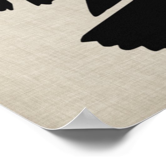 Audubon Silhouette IV Poster (Ecke)